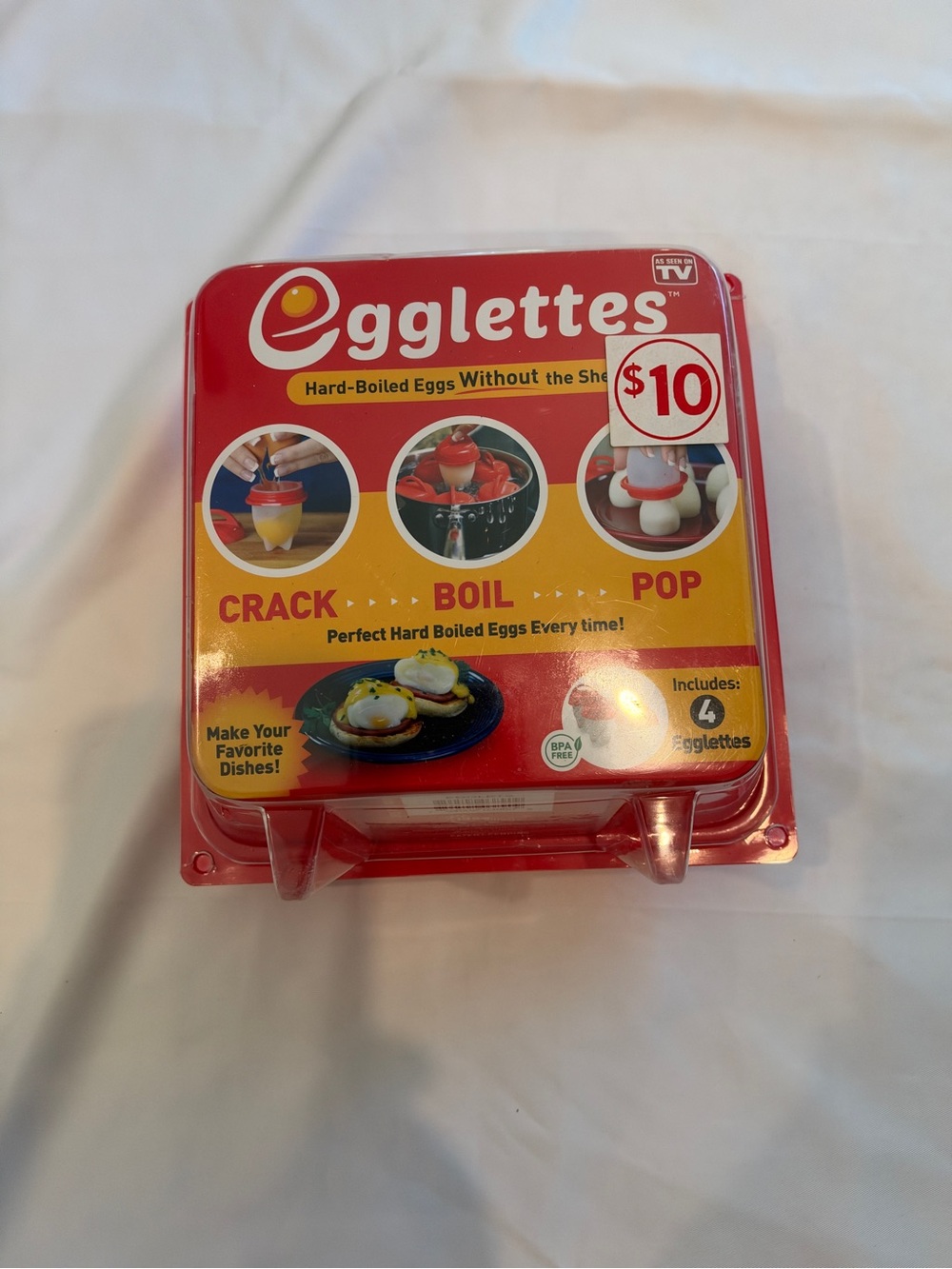 As Seen On TV Egglettes Egg Cooker - Red